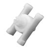 KoiLykke 20 Pcs White Nylon Rocker Panel for Door Moulding Clip Retainer for E10 E21 E30 2002 320i 318i 325i, Fits 8mm Hole view 4