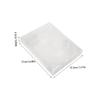 TEHAUX Plastic CD Storage Case 10-disc Holder Box, Portable Hard Plastic Media Disc Organizer for Home Office Shelf, White Standard Jewel CD DVD Cover view 2
