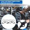 VekAuto MS19418/MS97147 Lower and Upper Engine Intake Manifold Plenum Gasket for Nissan Altima Sentra 2007-2012 for Nissan Rogue 2008-2013 L4 2.5L view 3