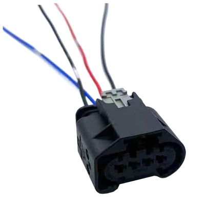 1 Set 4 Pin 09444044 Automotive Wire Harness Plug Black Female Water Proof Connector