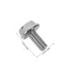 Stainless Steel License Plate Screws 50pcs M6* Cars Trucks view 2