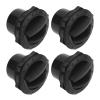 Omquot Dashboard Air Vent Deflector 4PCS Universal Knob Style ABS Black for RV Bus Yacht AC Outlet Ventilation view 4