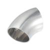 Edinstry 1" OD 45-Degree Mandrel Bend Exhaust Elbow Pipe, SS304 Stainless Steel, 0.047" Wall Thickness, Universal Exhaust Piping for Car Modification 1 Piece view 1