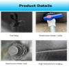 This 20-1070 Gal PVC Portable Water Bladder Tank, Foldable Water Storage Container with Overflow Kit for RV Camping & Rainwater Harvesting (500L/132gal) view 2