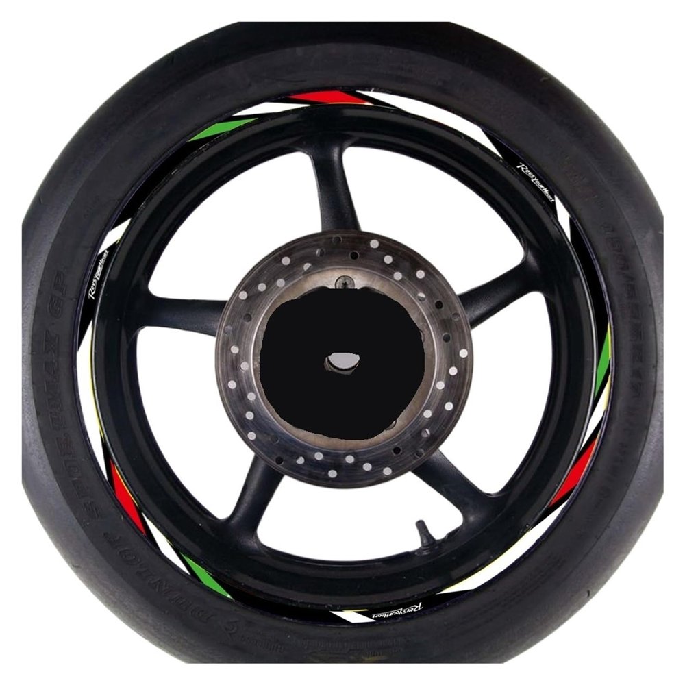 Wheel Stickers for R6 for R3 FZ6 for R1 for MT 07 for MT09 XJ6 for YZF R125 for Fz1 Reflective Motorcycle Wheel Rim Sticker Decal Hub Stripe Tape
