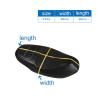 1Pcs 3D Black Motorcycle Mesh Seat Cover Protector Breathable Seats Pad Parts view 2