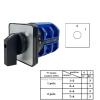 USUFKCXDG LW26-63 YMW26-63/2M Changeover Cam Mains Rotary Switch 63A 2 Poles 8 Terminals with Protective Box IP65(01 Only Switch) view 2