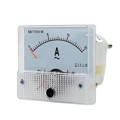 85L1 AC Ammeter Pointer 1A 2A 3A 5A 10A 15A 20A 30A 50A 100A 200A 250A 300A 400A 500A 600A 800A Meter Current Meter Panel Meter(AC 1A)
