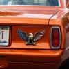 Eagle of Freedom Patriot Badge, 3D Metal American Eagle Auto Badge, Patriotic Decal Sticker, 4th of July Patriotic Red White Blue USA Flag Auto Badges for Truck SUV Motorcycle Laptop (1pc) view 3