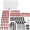 Motorcycle Fairing Bolt Kit Fit for Xp500 XP 500 2001-2009 M5 M6 Windscreen Screws Fastener Clips 195Pcs Red view 1
