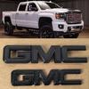 2014-2018 Kit OEM Sierra Front & Rear Emblem 3D Badges Replacement for Sierra 1500 2500HD 3500HD Base Denali SLT SLE 84395038 (All Gloss Black) view 1