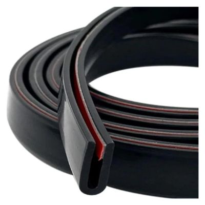 300cm U-Shape Car Door Edge Protector Strip Trim Rubber Guard Seal Anti Oil Seal Edge Shield Encloser Car-Styling Door Seal