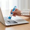 2-in-1 Window Groove Cleaning Brush, Detachable Handheld Crevice Cleaner Tool, Detachable Crevice Cleaning Brush with Dustpan for Sliding Door Track, Window Seal, Sill (Black) view 3