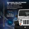 RYDONAIR Antenna Compatible with Jeep Wrangler All Models 2007-2026 & Jeep Gladiator 2020-2026, Internal Copper Coil for Enhanced Reception, 13 inches Flexible Rubber Antenna Replacement view 2