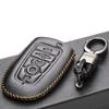 Vitodeco Leather Smart Key Fob Case Cover Protector Compatible with Ford (2018 - 2026 Models) - 5-Button, Black view 4