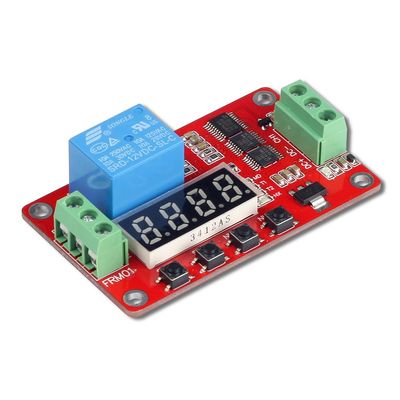 UCTRONICS DC 12V Programmable Multifunction Time Delay Relay Module, On Delay and Off Delay 0.1s to 270h Timer with Segment LEDs Display for Smart Home, Automatic Control