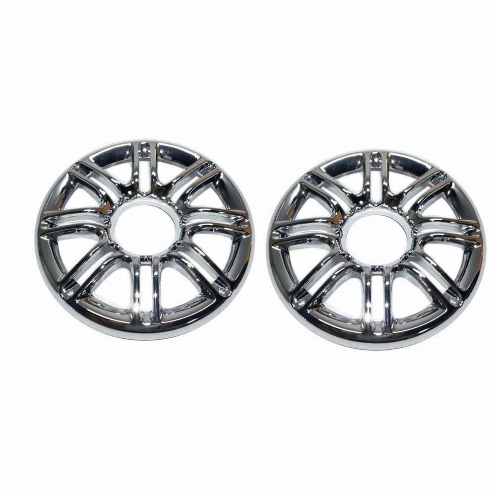 Beautyexpectly Motorcycle Chrome Speaker Grills Cover for Harley Touring Electra Street Glide 1996-2013 1997 1998 1999 2000 2001 2002 2003 2004 2005 2006 2007 2008 2009 2010 2011 2012