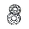 Beautyexpectly Motorcycle Chrome Speaker Grills Cover for Harley Touring Electra Street Glide 1996-2013 1997 1998 1999 2000 2001 2002 2003 2004 2005 2006 2007 2008 2009 2010 2011 2012 view 2