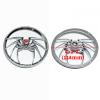 Motorcycle Chrome Widow Spider Speaker Grills Cover for Harley Touring Trikes 1996-2013 1997 1998 1999 2000 2001 2002 2003 2004 2005 2006 2007 2008 2009 2010 2011 2012 view 3