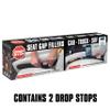 Drop Stop - The Original Patented Car Seat Gap Filler (AS SEEN ON Shark Tank) - Set of 2 and Slide Free Pad and Light view 2