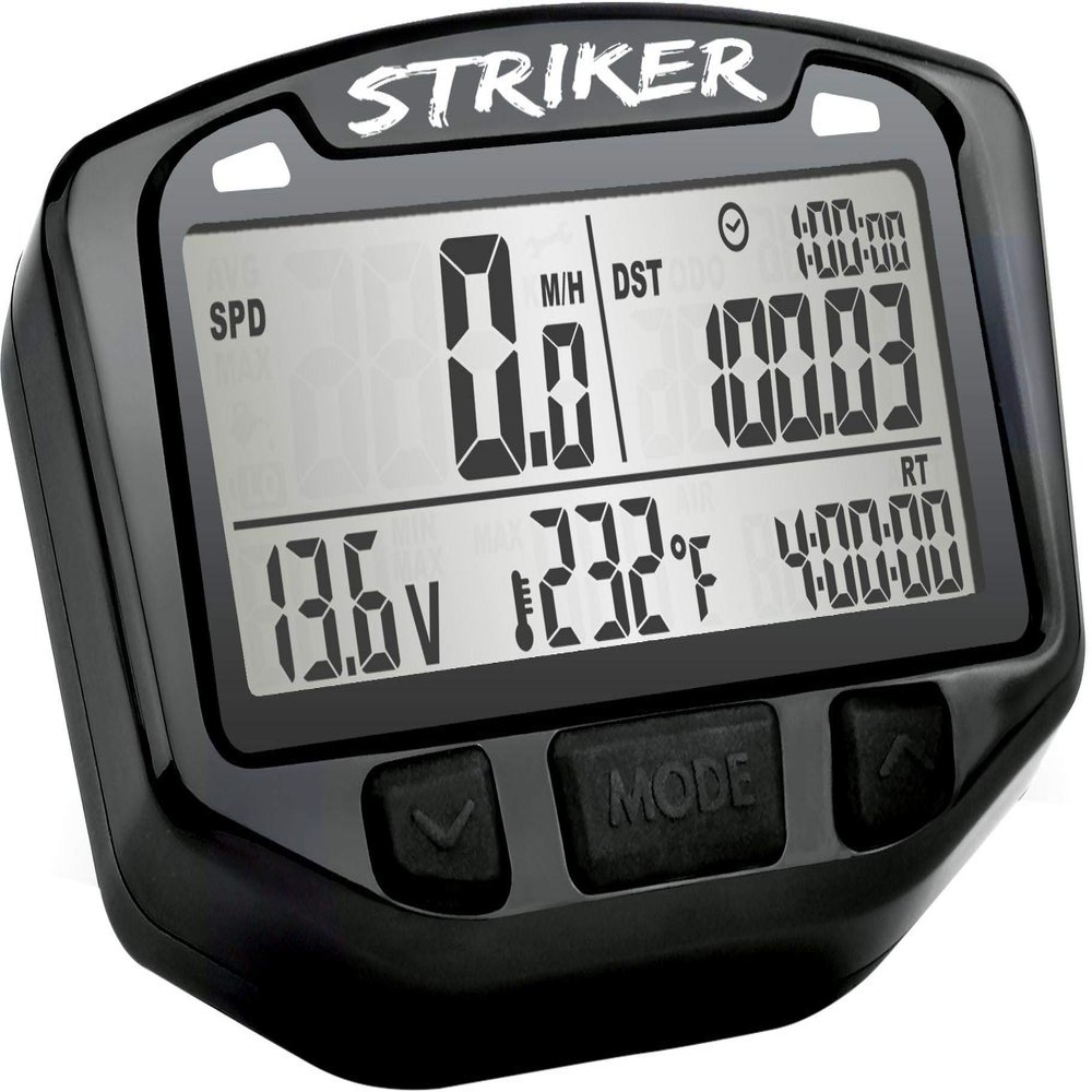 Trail Tech 712-111 Striker Speedometer Digital Gauge Kit with Volt Meter