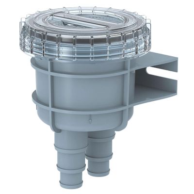 SEAFLO Raw Water Marine Intake Cooling Water Strainer for Boat Fits 1/2", 5/8" & 3/4" Hose Sizes