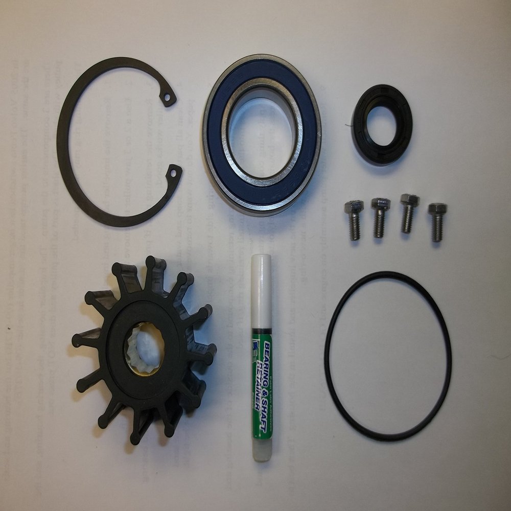1999-2005 Volvo Penta Gas Sterndrive Raw Water Pump Repair Rebuild Kit 3.0. 4.3, 5.0, 5.7, 8.1