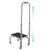 AW Adjustable Medical Step Stool with Handle 10 Level Adjustable 32"-39" Height Non-Skid Steel Rubber Platform Footstool 330 Lbs Support for Seniors view 1