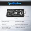 5.5'' HUD Head Display, Windshield Screen Projector Vehicle Speed, Hud Overspeed Alarm, Km/h MPH, OBDII/EUOBD Interface Plug Car Hud Screen view 3