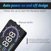 5.5'' HUD Head Display, Windshield Screen Projector Vehicle Speed, Hud Overspeed Alarm, Km/h MPH, OBDII/EUOBD Interface Plug Car Hud Screen view 4