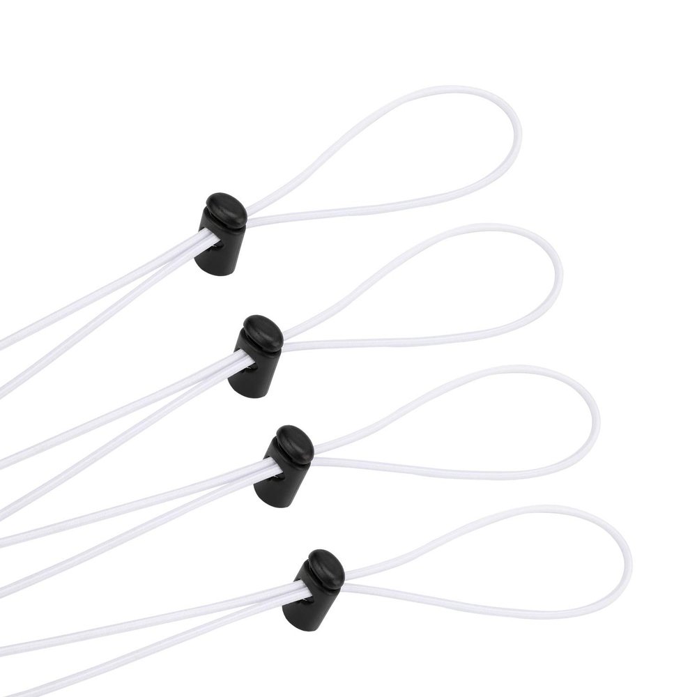 Oumers 4pc Bungee Goggle Strap Kit, Tapered End Swimming Goggle Straps for Swim Goggles