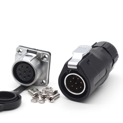 SZJELEN XHP20 8Pin Bulkhead Connector,Waterproof Plug,Fit RV Solar Port,Electrical Cable Connector Plug Socket (8Pin, Plug Male &Socket Female)