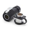 SZJELEN XHP20 8Pin Bulkhead Connector,Waterproof Plug,Fit RV Solar Port,Electrical Cable Connector Plug Socket (8Pin, Plug Male &Socket Female) view 2