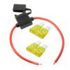 Voodoo (1) 12 Gauge Gauge ATC Inline Fuse Holder Fuseholder with Cover & (2) Fuses (20 AMP) view 1
