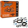 Stinger 2/4 Channel Universal Amplifier Wiring Kit for 1998+ Harley-Davidson Road Glide, Electra Glide & Street Glide Touring Motorcycles, Plug & Play Install, OEM Connections for 2014+ (SVTK4681) view 1