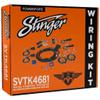 Stinger 2/4 Channel Universal Amplifier Wiring Kit for 1998+ Harley-Davidson Road Glide, Electra Glide & Street Glide Touring Motorcycles, Plug & Play Install, OEM Connections for 2014+ (SVTK4681) view 2