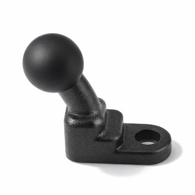 Motorcycle Mirror Mount Adapter Bracket, Universal Ball Joint Base with 10mm Hole, for Relocating or Replacing Mirrors on Handlebars or Windshield