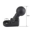 Motorcycle Mirror Mount Adapter Bracket, Universal Ball Joint Base with 10mm Hole, for Relocating or Replacing Mirrors on Handlebars or Windshield view 2