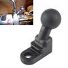 Motorcycle Mirror Mount Adapter Bracket, Universal Ball Joint Base with 10mm Hole, for Relocating or Replacing Mirrors on Handlebars or Windshield view 4