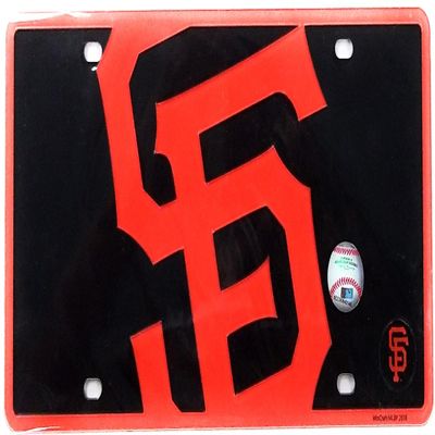 Stockdale Giants Mega Logo Premium Laser Tag Acrylic License Plate Baseball
