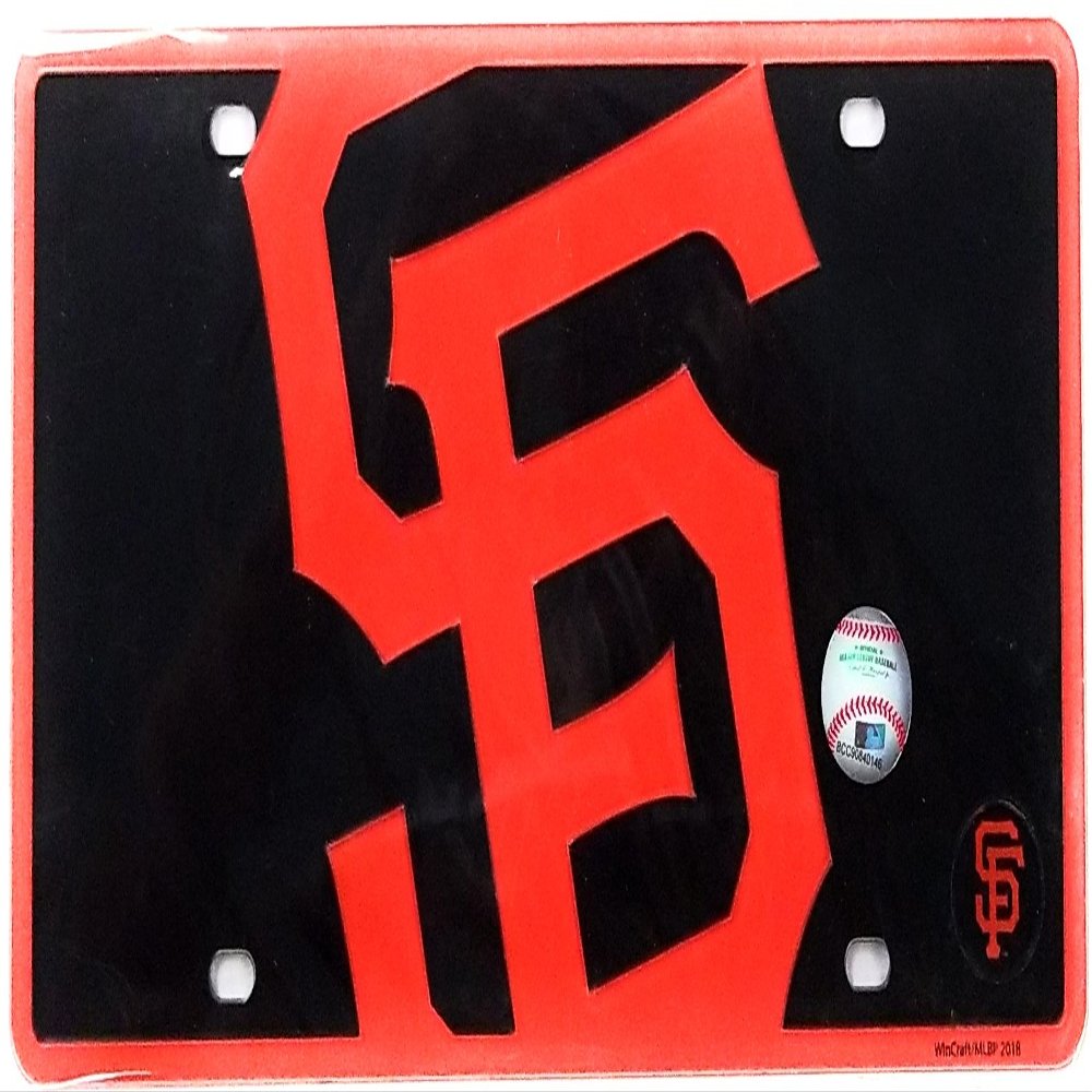 Stockdale Giants Mega Logo Premium Laser Tag Acrylic License Plate Baseball