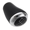 CoCocina Car Chrome Leather 6 Gear Stick Shift Lever Knob for Mazda 3 5 6 3 Series CX-7 MX-5 view 4