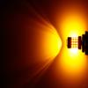 AUTOGINE 4 X Super Bright 9-30V 1157 2057 2357 7528 LED Bulbs 3014 54-EX Chipsets with Projector for Turn Signal Lights Sidemarker Lights, Amber Yellow view 2