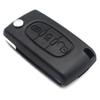 3 Buttons FILP Folding Remote Key Shell Key Fob Cover Compatible with Citroen C2 C4 C5 C6 C8 Xsara Picasso view 1