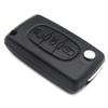 3 Buttons FILP Folding Remote Key Shell Key Fob Cover Compatible with Citroen C2 C4 C5 C6 C8 Xsara Picasso view 2