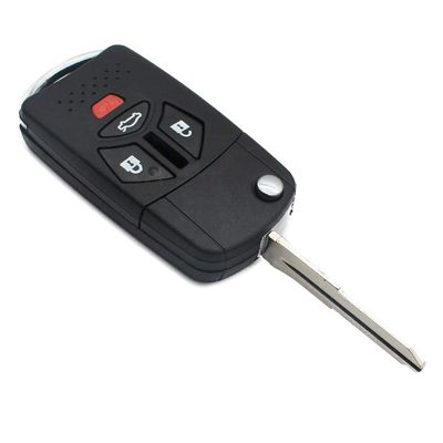 4 Buttons Remote Flip Folding Key Shell Case Key Fob Cover Compatible with Mitsubishi Galant Eclipse Lancer