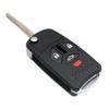4 Buttons Remote Flip Folding Key Shell Case Key Fob Cover Compatible with Mitsubishi Galant Eclipse Lancer view 2
