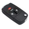 4 Buttons Remote Flip Folding Key Shell Case Key Fob Cover Compatible with Mitsubishi Galant Eclipse Lancer view 4