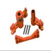 GPM For Traxxas Unlimited Desert Racer 4X4 (#85076-4) Upgrade Parts Aluminum Steering Assembly - 1 Set Orange view 1