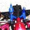 GPM For Traxxas Unlimited Desert Racer 4X4 (#85076-4) Upgrade Parts Aluminum Steering Assembly - 1 Set Orange view 2